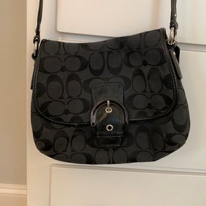 Signature coach canvas satchel crossbody